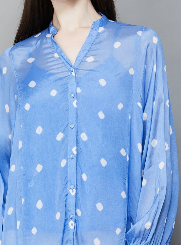BIBA Printed Top with Camisole