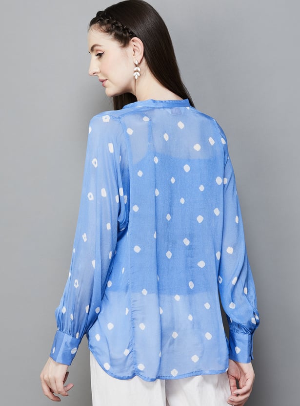 BIBA Printed Top with Camisole