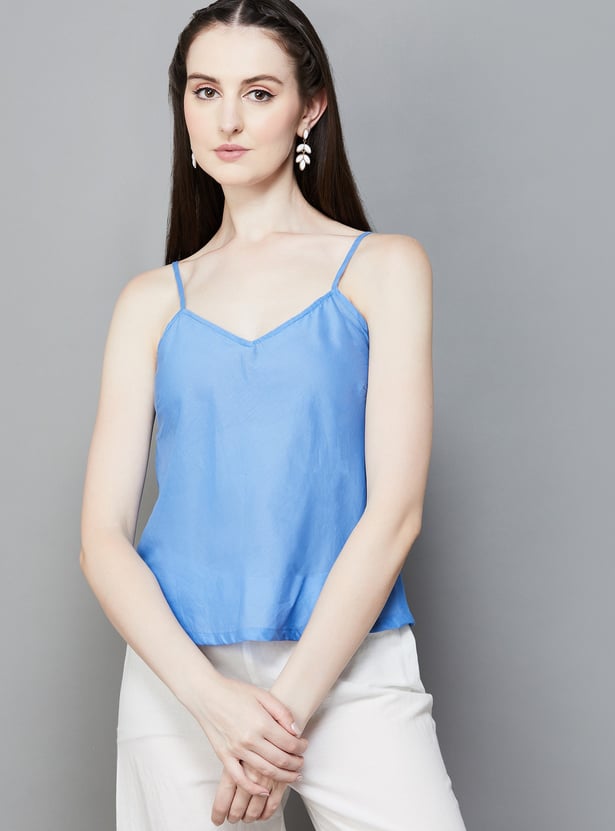 BIBA Printed Top with Camisole