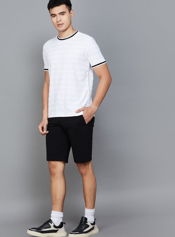 FAHRENHEIT Textured Shorts