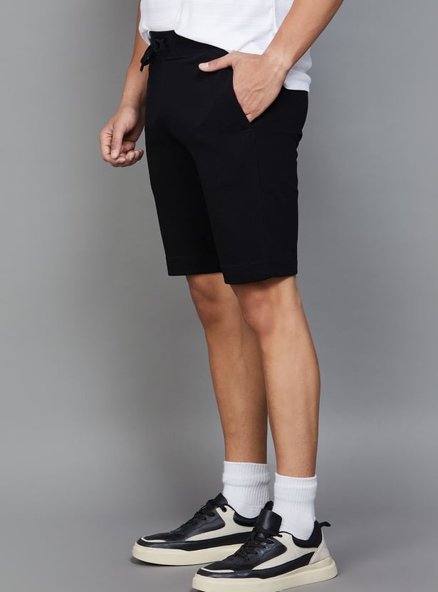 FAHRENHEIT Textured Shorts