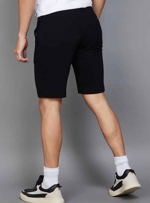 FAHRENHEIT Textured Shorts