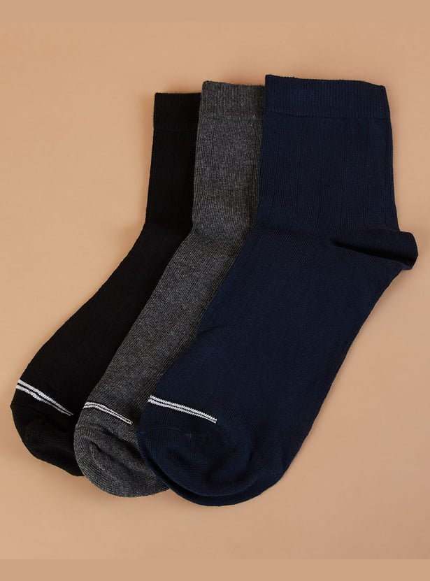 CODE Knitted Ankle Socks - Pack of 3