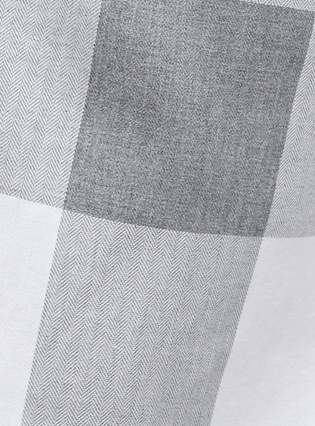 CODE Checked Regular Fit Smart Casual Shirt
