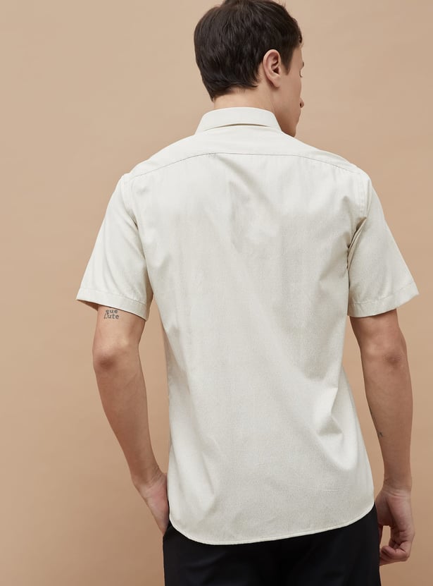 Buy CODE Printed Regular Fit Formal Shirt from CODE at just INR 799.0