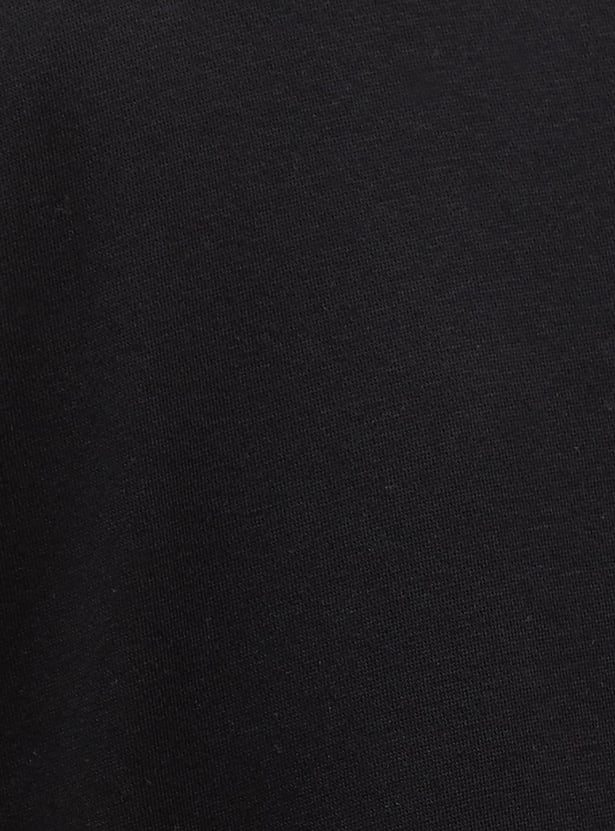 KAPPA Solid Mock Collar Sweatshirt