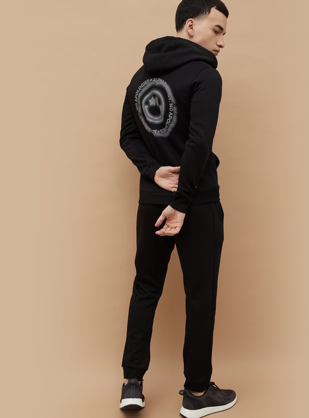 SW SMILEY Back Graphic Print Hoodie