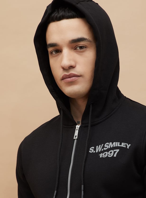 SW SMILEY Back Graphic Print Hoodie