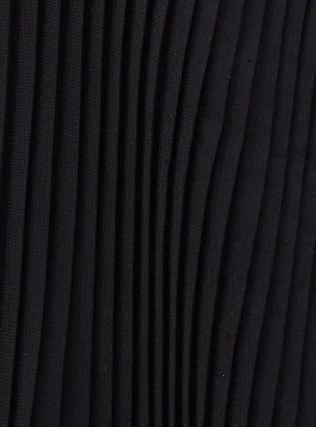MELANGE Pleated Maxi Dress