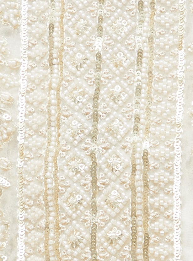 MELANGE Embroidered Co-Ord Set with Jacket