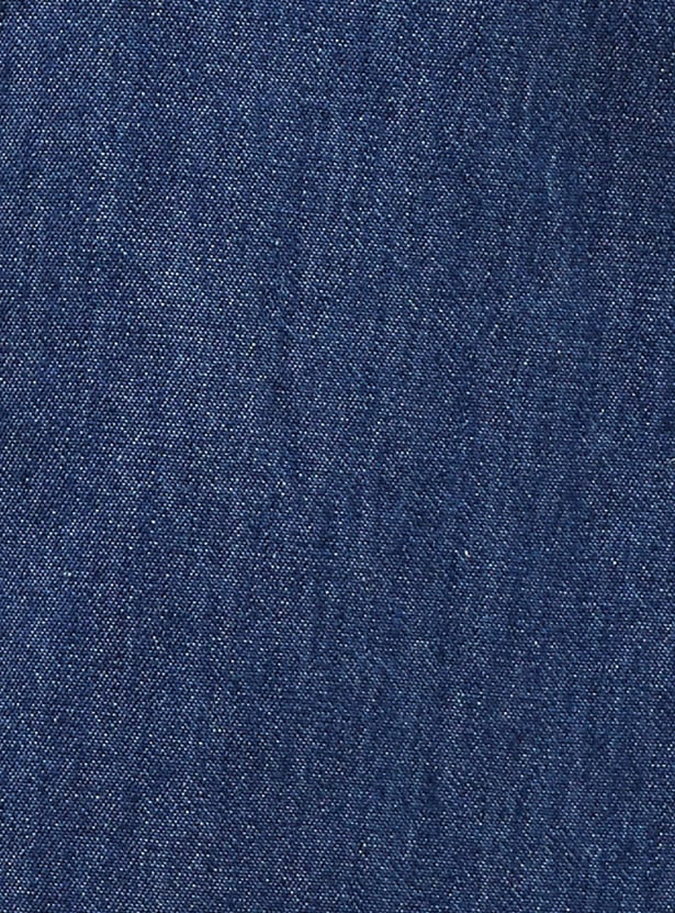 COLOUR ME Solid Denim Palazzos