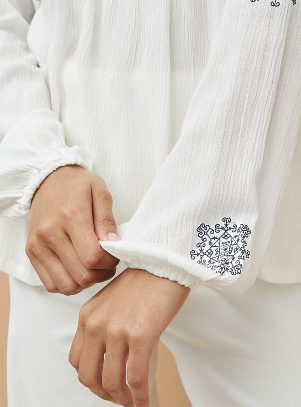 COLOUR ME Embroidered Tunic