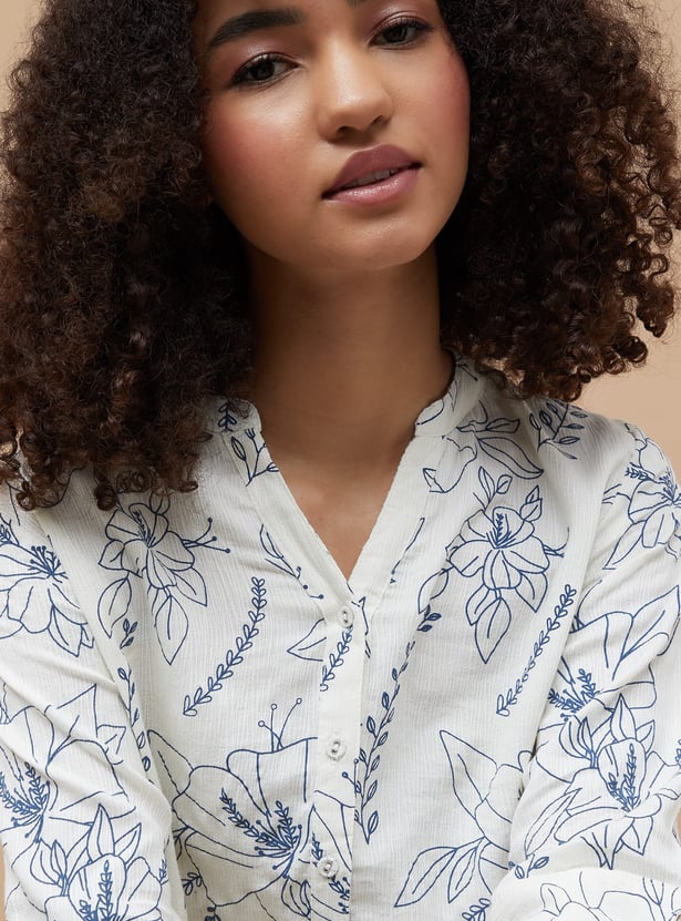 COLOUR ME Floral Print Top