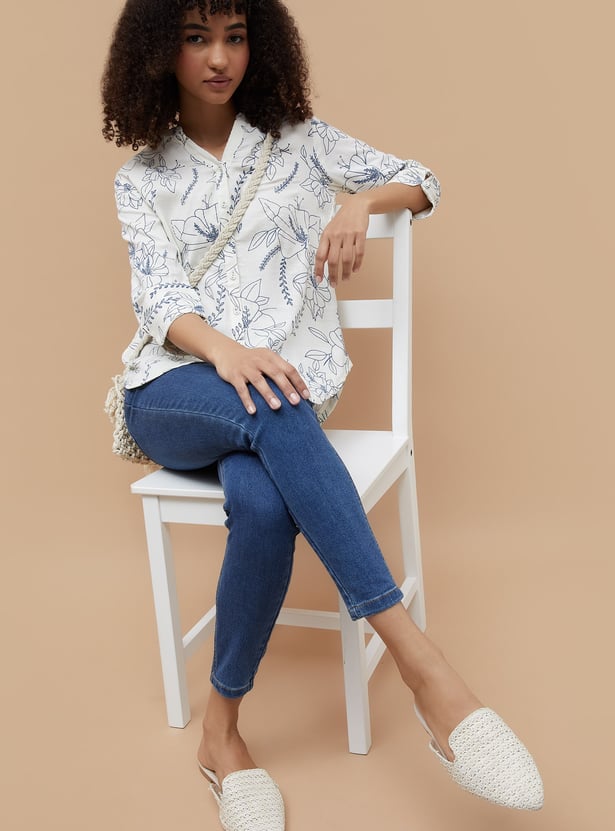 COLOUR ME Floral Print Top
