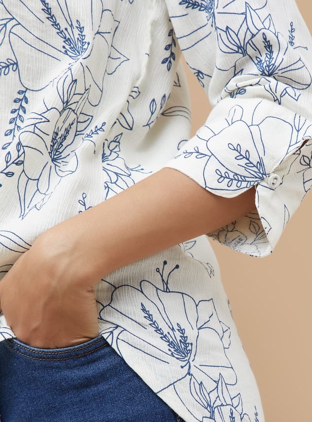 COLOUR ME Floral Print Top