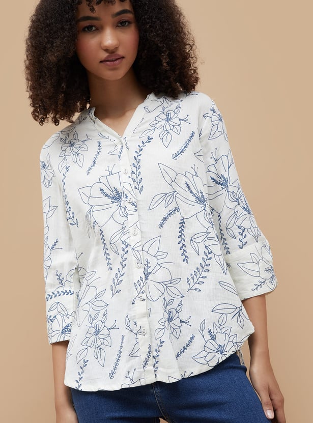 COLOUR ME Floral Print Top