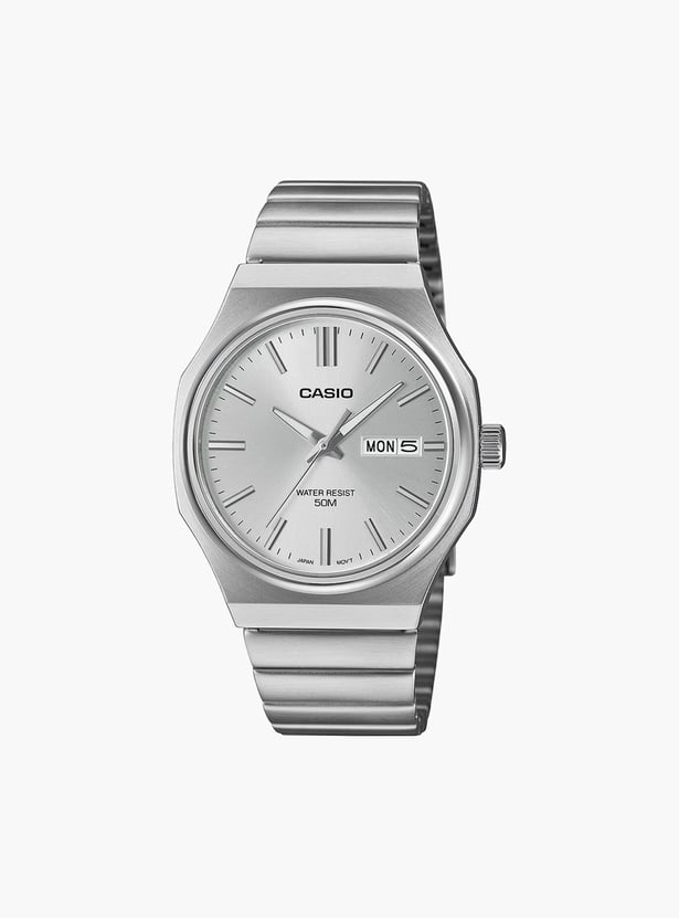 CASIO Enticer Analog Watch with Stainless Steel Strap - A2417