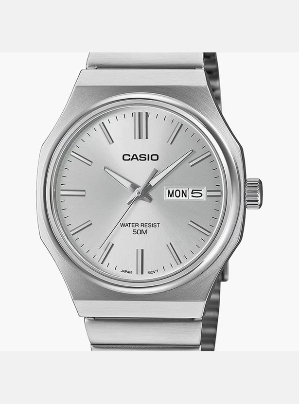 CASIO Enticer Analog Watch with Stainless Steel Strap - A2417