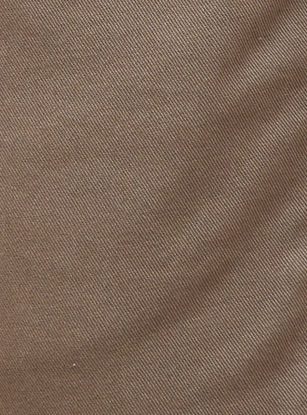 FAME FOREVER Solid Slim Tapered Trousers