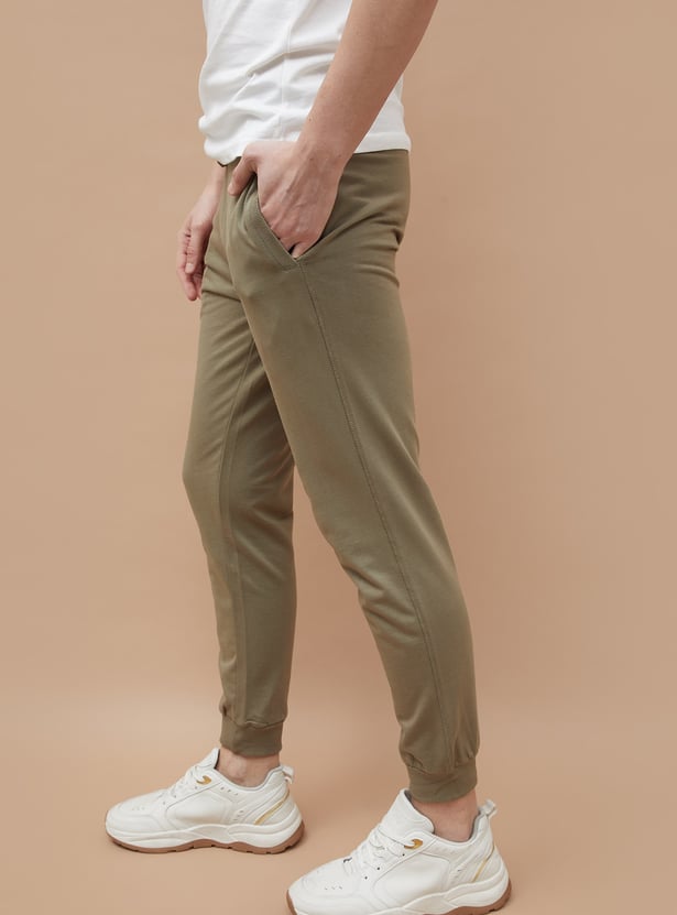 FAME FOREVER Solid Slim Fit Joggers