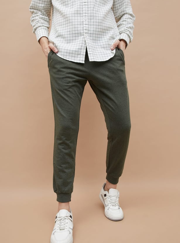 FAME FOREVER Solid Slim Fit Joggers