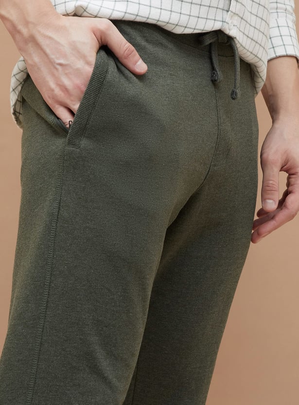 FAME FOREVER Solid Slim Fit Joggers