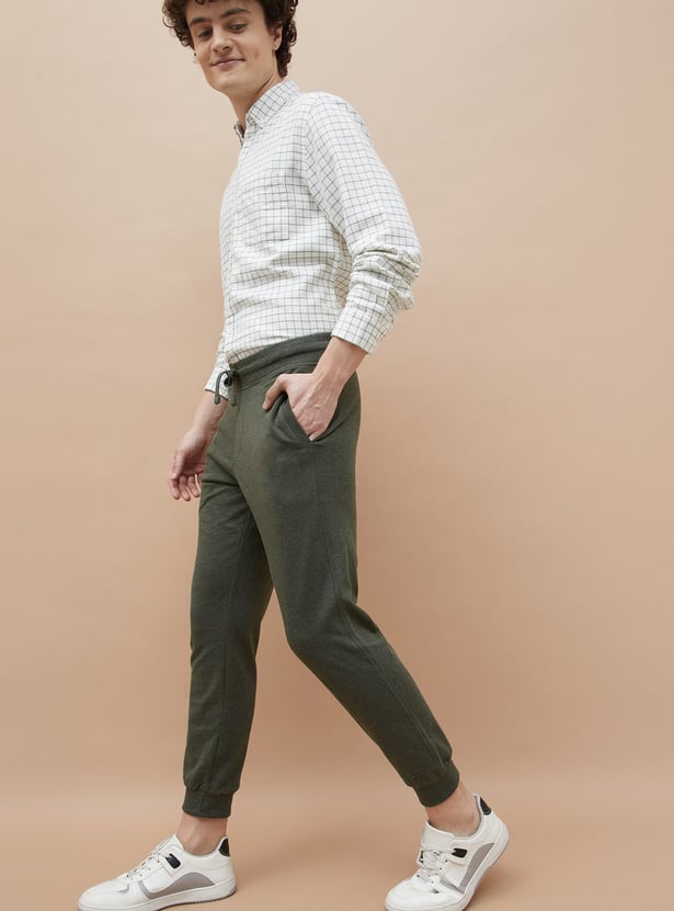 FAME FOREVER Solid Slim Fit Joggers