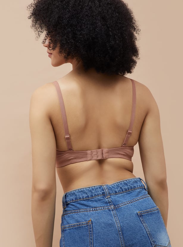 GINGER Assorted Padded Non Wired T-shirt Bra - Pack of 2