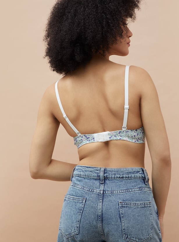 GINGER Assorted Padded Non Wired T-shirt Bra - Pack of 2