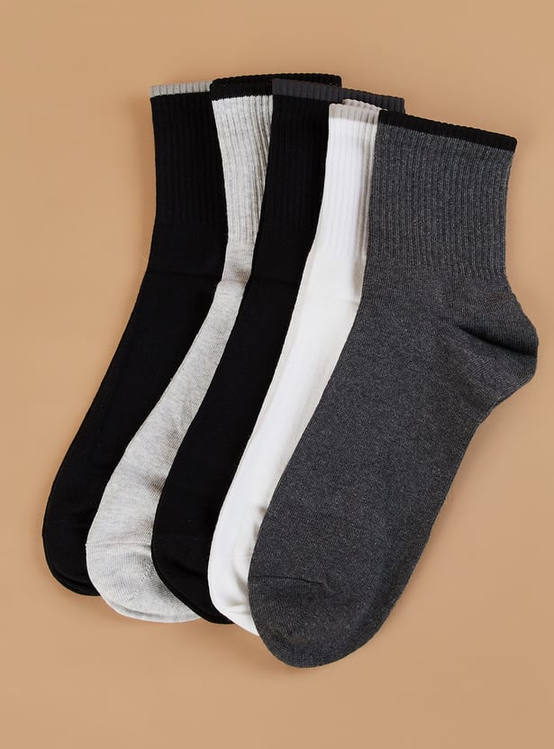 CODE Knitted Crew Socks - Pack of 5