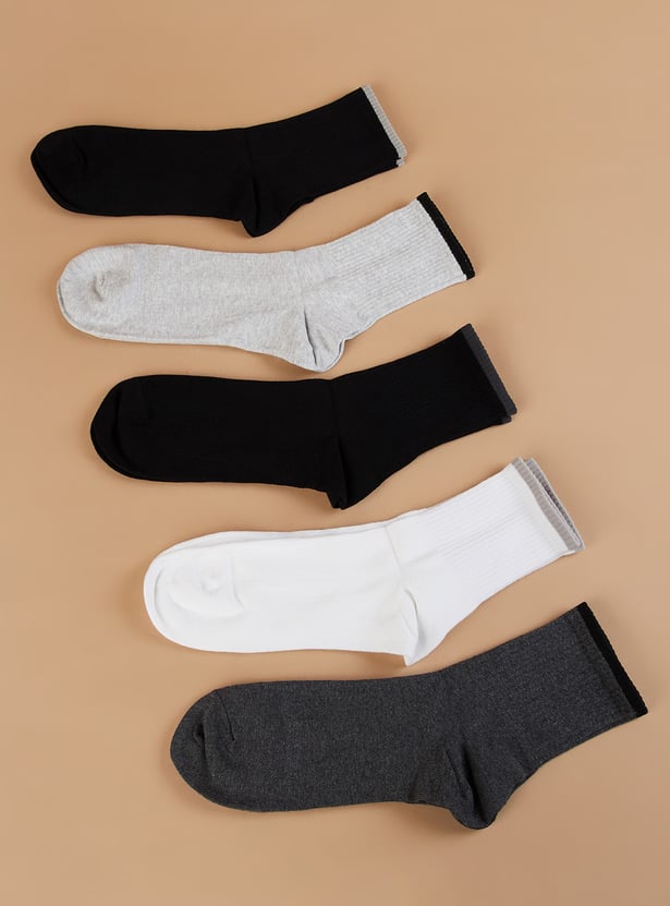 CODE Knitted Crew Socks - Pack of 5