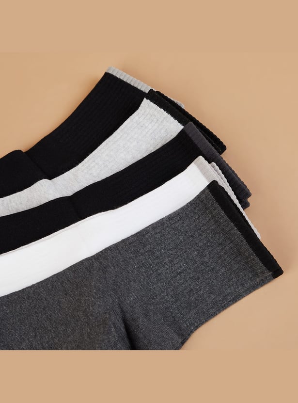 CODE Knitted Crew Socks - Pack of 5