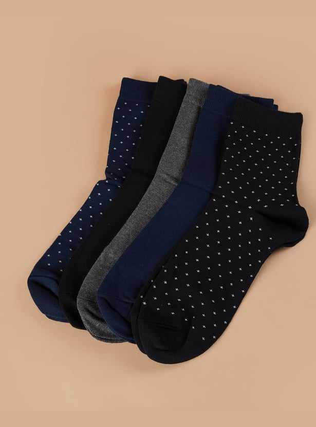 CODE Knitted Ankle Socks - Pack of 5