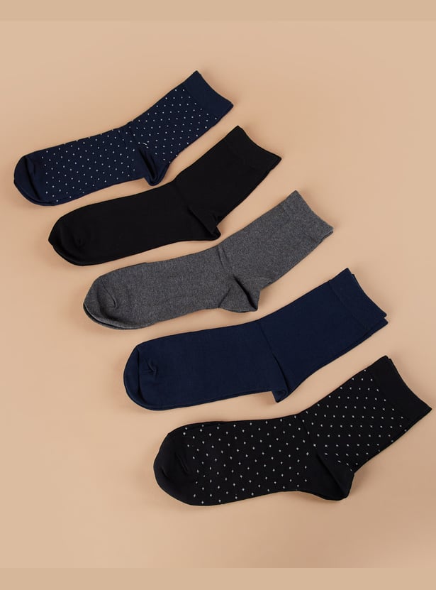 CODE Knitted Ankle Socks - Pack of 5