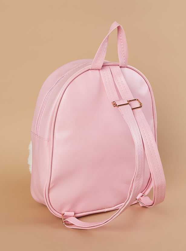 GINGER Teddy Applique Backpack