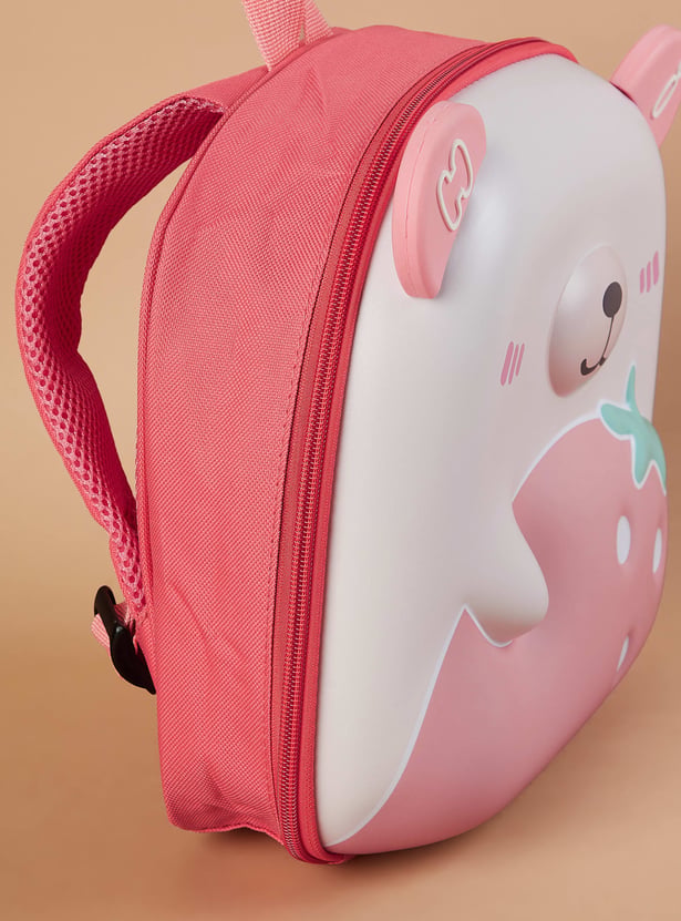GINGER Bear Embossed Backpack