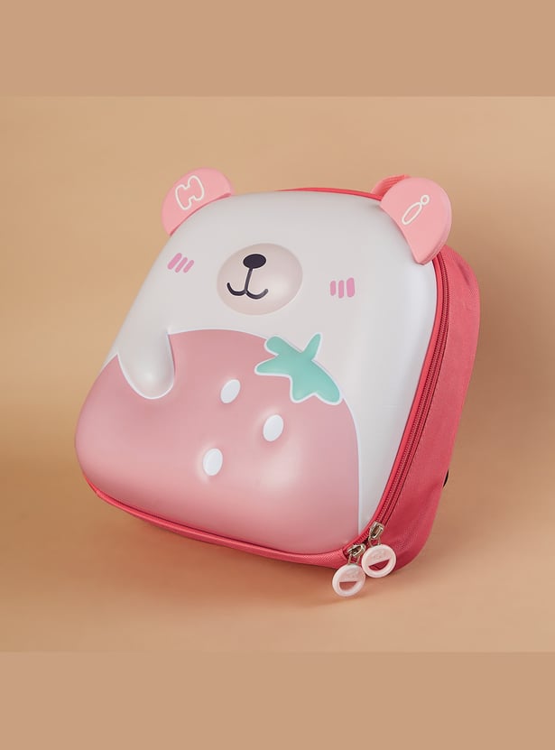 GINGER Bear Embossed Backpack