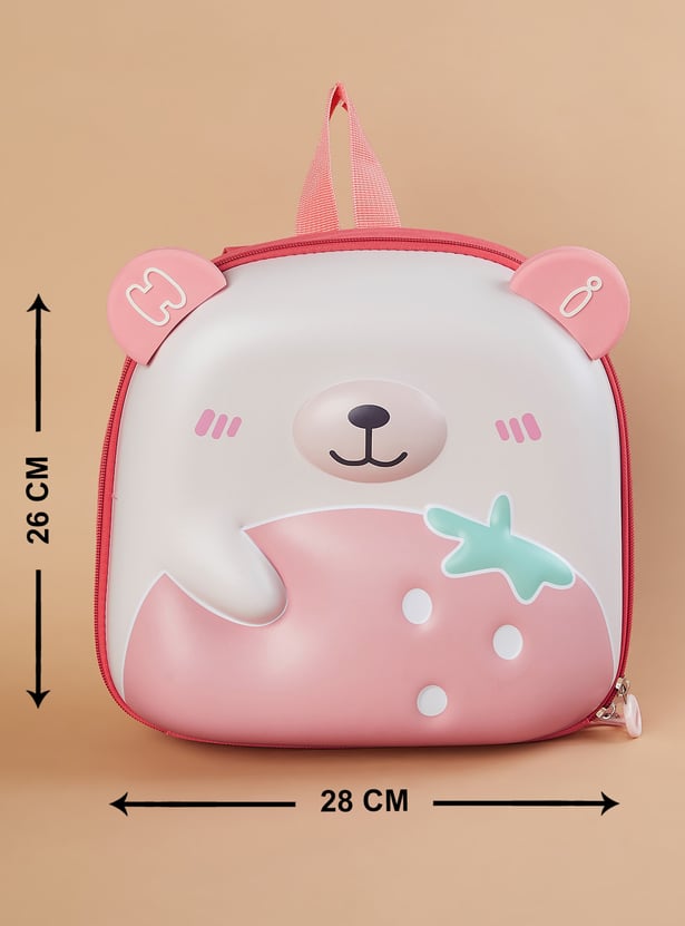 GINGER Bear Embossed Backpack