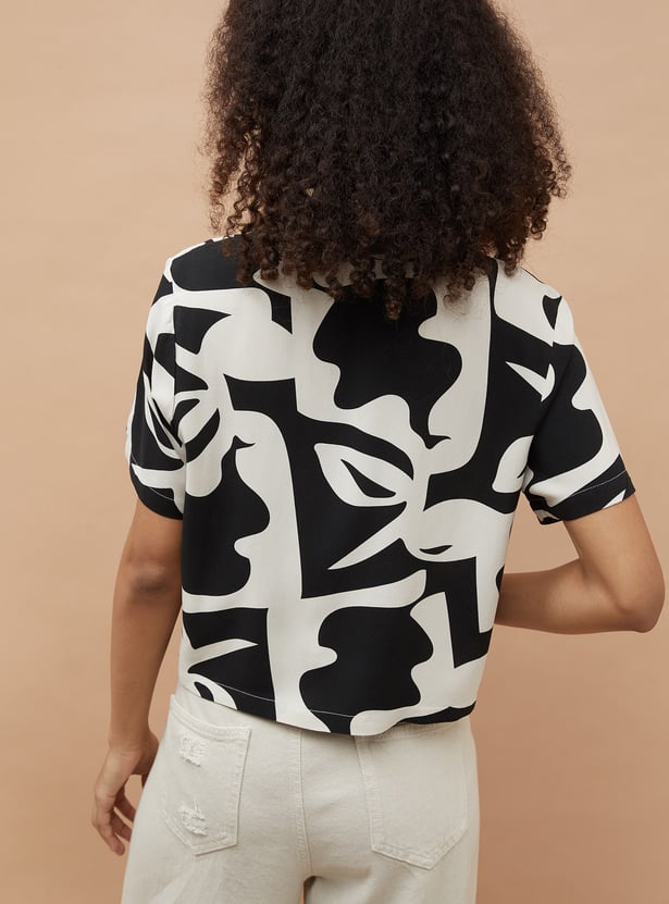 GINGER Abstract Print Shirt