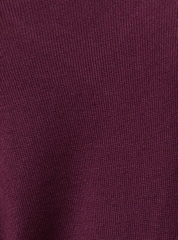 FAME FOREVER Solid Knit Top