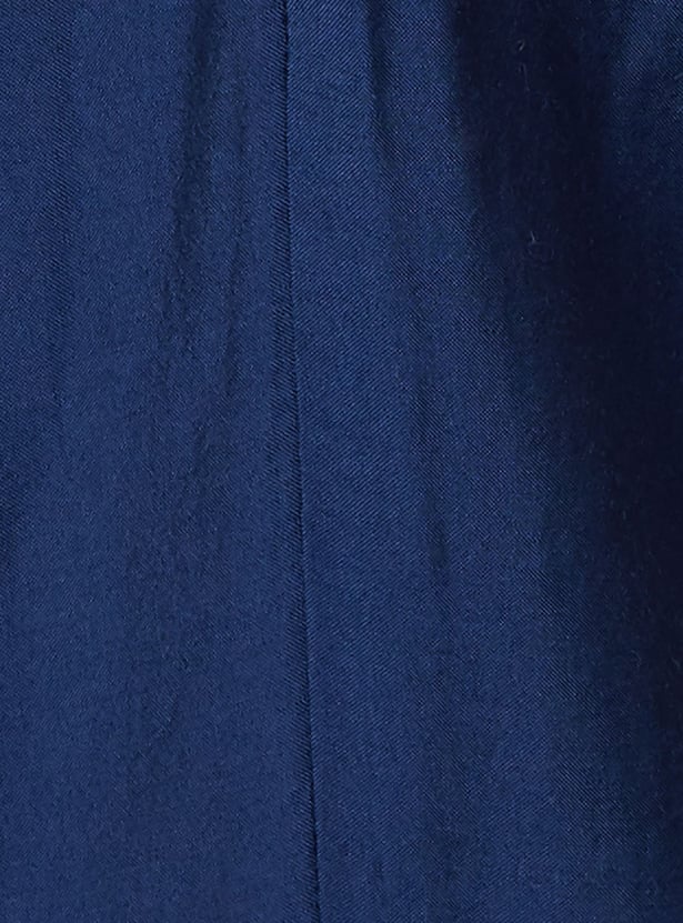 MELANGE Solid Elasticated Palazzos