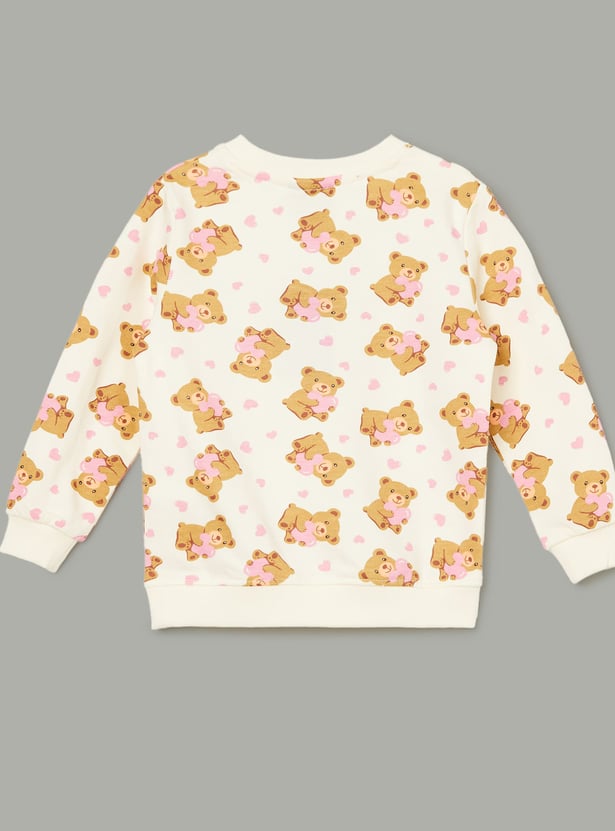 JUNIORS Girls Printed Sweatshirt