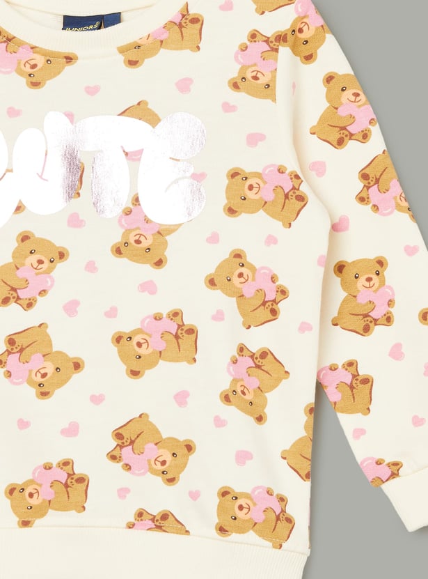 JUNIORS Girls Printed Sweatshirt