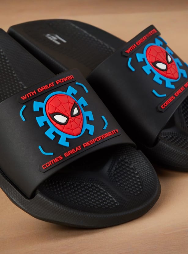 FAME FOREVER Boys Spiderman Sliders