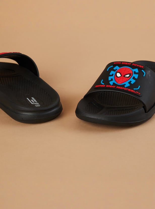 FAME FOREVER Boys Spiderman Sliders