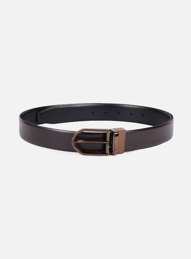 VAN HEUSEN Textured Reversible Formal Belt