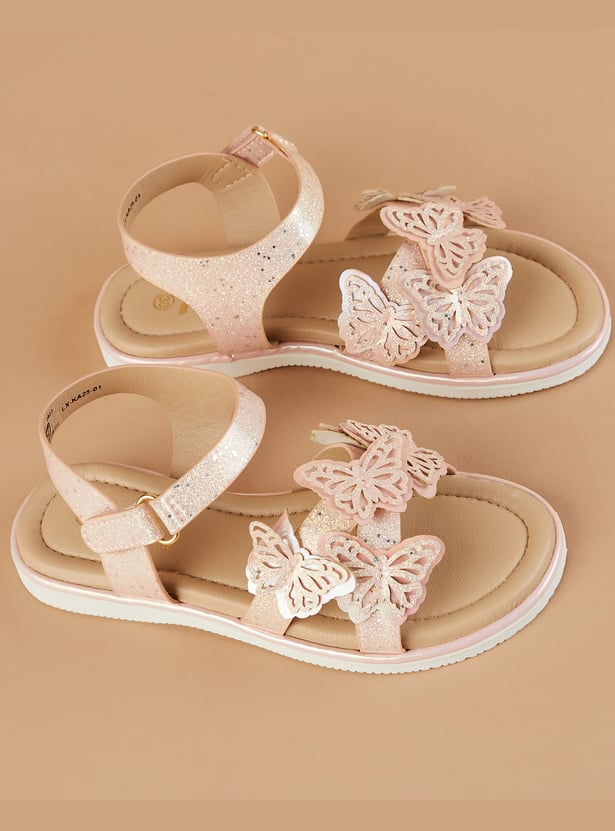 FAME FOREVER Girls Applique Sandals