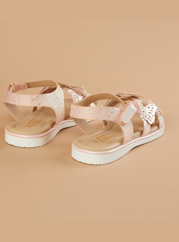 FAME FOREVER Girls Applique Sandals