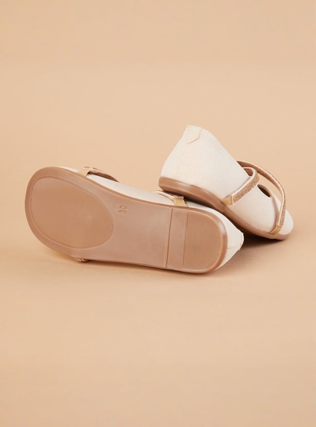 FAME FOREVER Girls Embellished Mary Janes