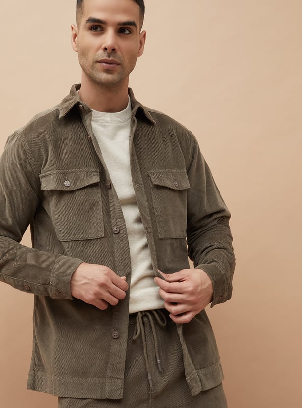 CODE UNWIND Textured Jacket